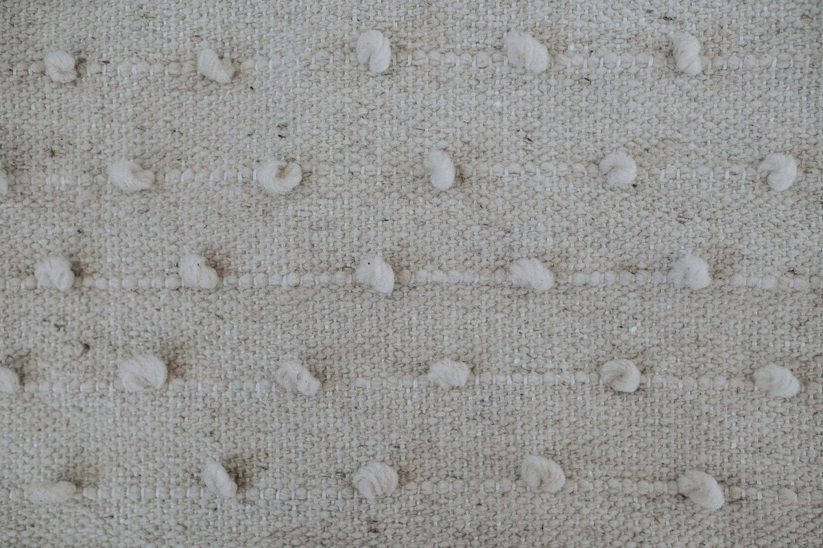 Dot Weave Wool Throw Pillow, 19.5" x 19.5"