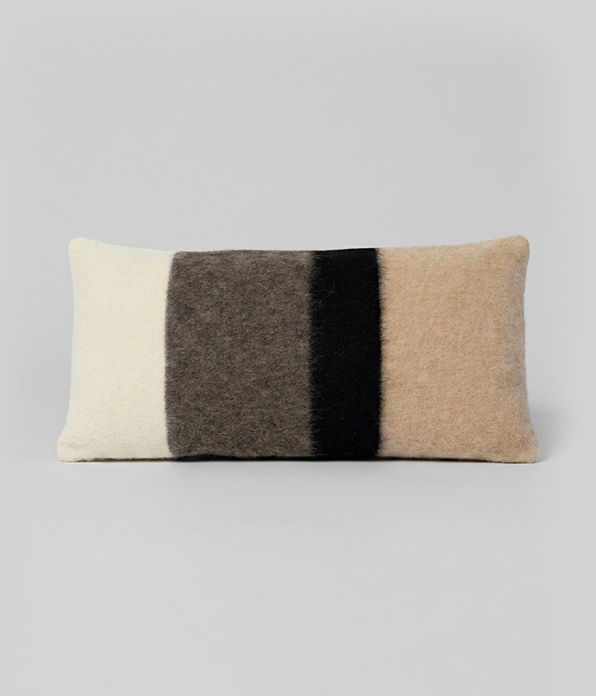 Alpaca and Cotton Throw Pillow, 23" x 11"