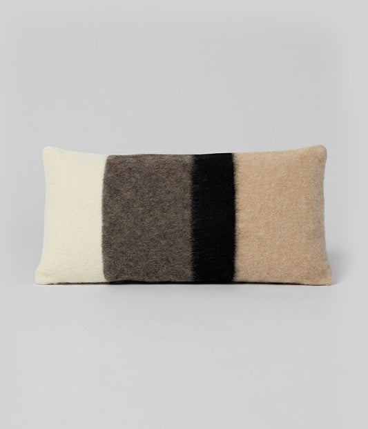 Alpaca and Cotton Throw Pillow, 23" x 11"
