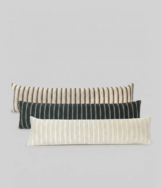Alpaca and Cotton Throw Pillow, 48" x 12"